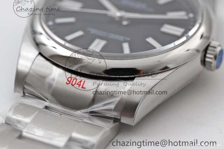 Best AAA Replica Sites 1:1 Edition on Dial Timeless SS A Bracelet Perpetual 904L 124300 2192 Best EWF Black Oyster Steel 41mm 0105